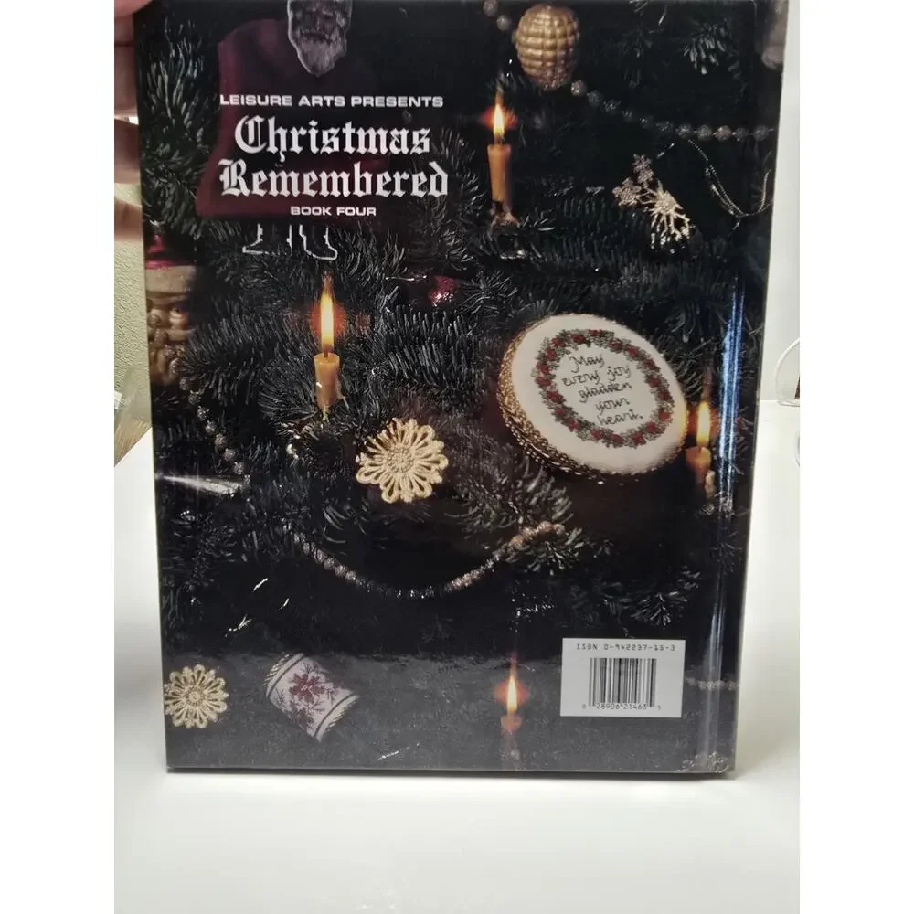 VTG Christmas Cross Stitch Book 1992 O Christmas Tree Leisure Arts Publication